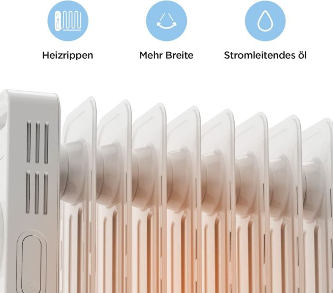 MIDEA | Elektrisches Raumheizgerät | Radiator -20M | 2000 W MIDEA | Elektrisches Raumheizgerät | Radiator -20M | 2000 W