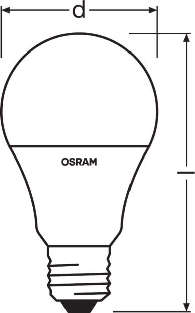 OSRAM STAR+ RGBW LED Lampe E27 Birne Licht mit Fernbedienung 60W [4ER PACK]