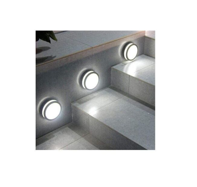 Eco Light® RUND GX53 LED Außenwandleuchte Deckenleuchte 14,0 cm 