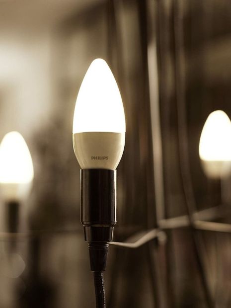 Phılıps LED Kerze Glühbirne E14 Frost 40W Matt Warmweiß