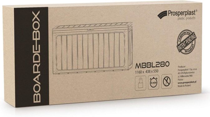 Prosperplast 280L Gartenbox Gartrentruhe 116 x 43,3 x 55 cm Prosperplast 280L Gartenbox Gartrentruhe 116 x 43,3 x 55 cm
