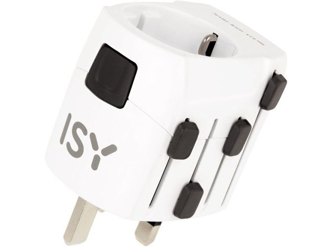 ISY IWA-1000 Weltreiseadapter Reisestecker Travel Adapter ISY IWA-1000 Weltreiseadapter Reisestecker Travel Adapter