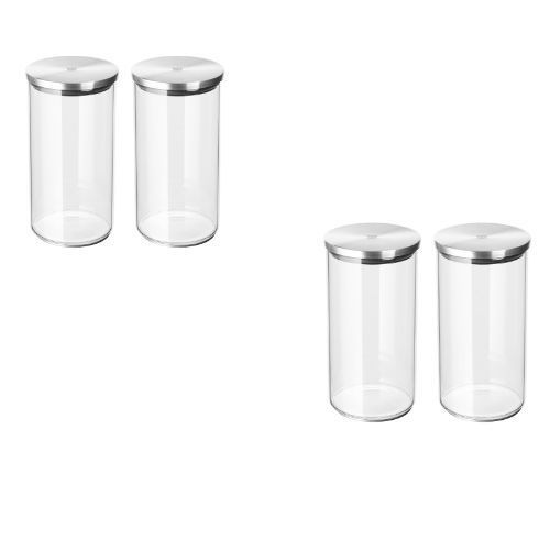 Zwilling Vorratsdosen Vorratsglas 4ER SET Aufbewahrungsdosen 1L Glasbehälter 