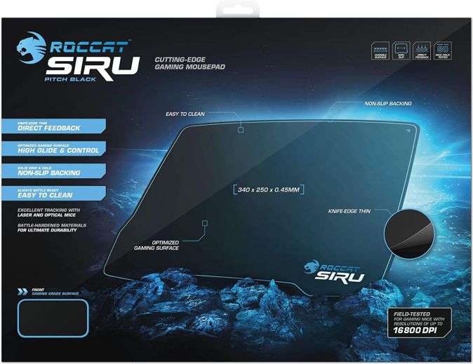 ROCCAT Siru Gaming Mauspad 34x24 Schwarz [B-WARE]