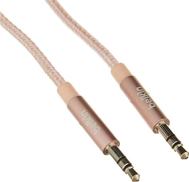Belkin Mixit Audiokabel Klinkenkabel AUX Kabel Audioanschluss 1,2 m Rosegold