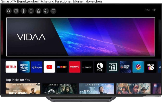 Hisense 65A85H OLED 65 Zoll Fernseher UHD TV 4K - HDR 164 cm [B-WARE]