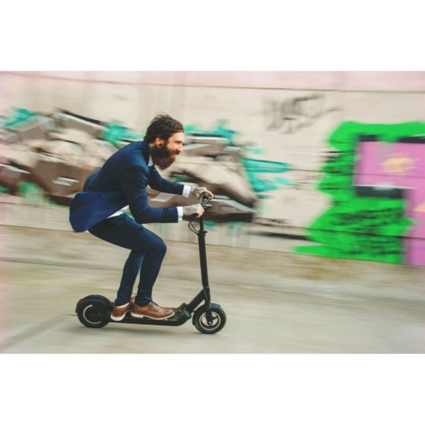 Egret Ten V3X E-Scooter 10" Elektro Scooter Roller 28 km/h Elektroroller Faltbar + Fiducia Helm Schutzhelm Skatehelm