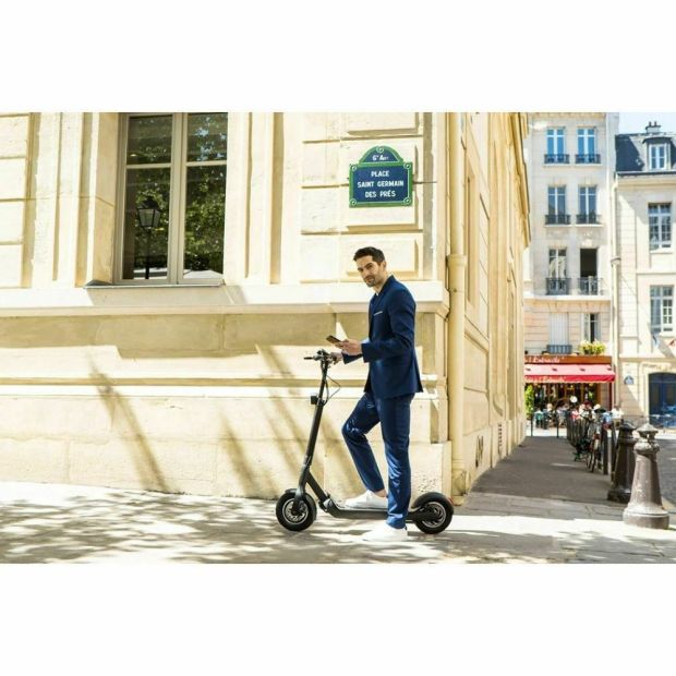 Egret Ten V3X E-Scooter 10" Elektro Scooter Roller 28 km/h Elektroroller Faltbar + Fiducia Helm Schutzhelm Skatehelm