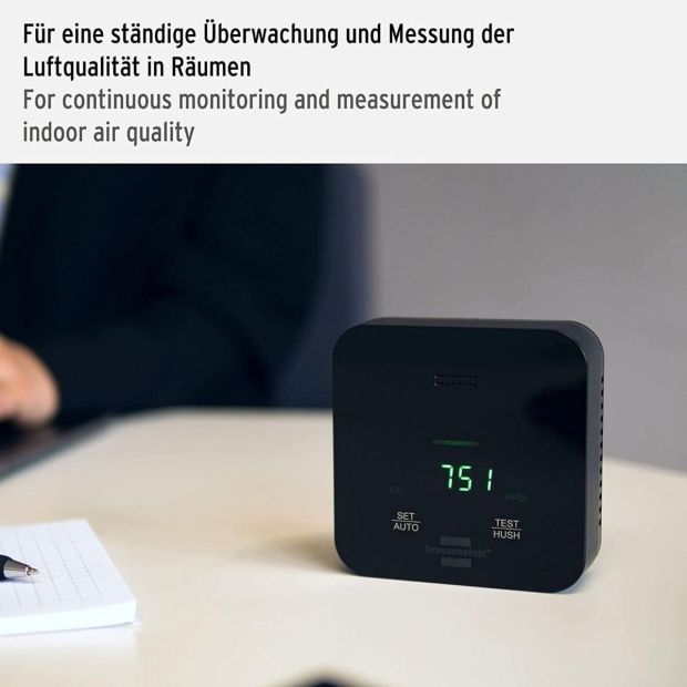 Brennenstuhl CO2 Messgerät CO2 Melder Warnmelder Alarm Brennenstuhl CO2 Messgerät CO2 Melder Warnmelder Alarm