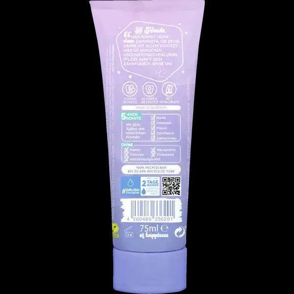 Happybrush Zahnpasta Twenty4Tim Vegan Zahncreme mit Hyaluron 75ml [12ER PACK]