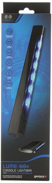 gioteck LUME LN8R Luminate USB LED Konsole Lightbar für Playstation 3 Superslim [B-WARE]