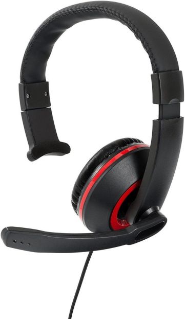 Gioteck XH50 Universell Mono Chat Wired Headset Kabelgebunden Kopfhörer Schwarz Gioteck XH50 Universell Mono Chat Wired Headset Kabelgebunden Kopfhörer Schwarz