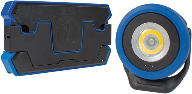 as–Schwabe LICHTFABRIK LED Akku Strahler mit 10 W Induktionsladestation 42830