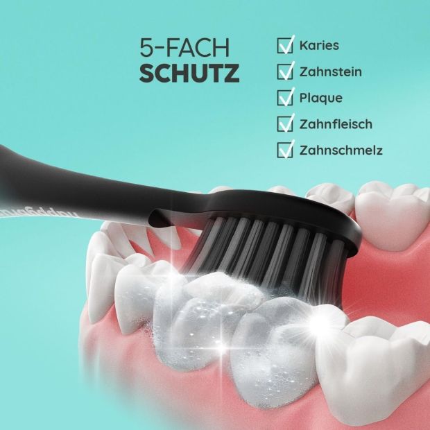 happybrush Zahnpasta Brush4Water Vegan Rundumschutz Zahncreme 75ml [10ER PACK]