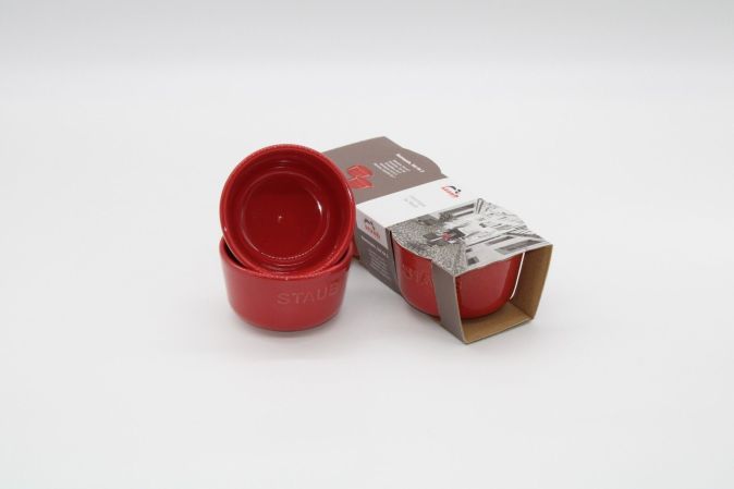 Staub Keramik Dessertschale Snackschale Auflaufform Rund Knabberschale [4ER SET]