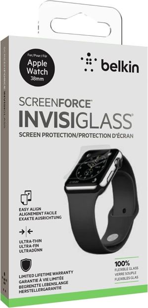 Belkin Apple Watch Panzerschutz Display Schutzfolie 9H 42mm Seri 1/2 Case Glas