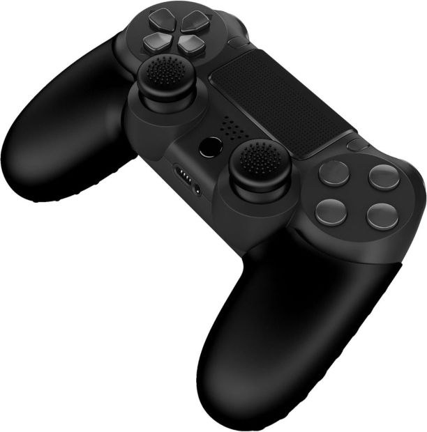 Gioteck Precision Control Pack für PS4 Controller Schutzhülle mit Griffe Schwarz [B-WARE]