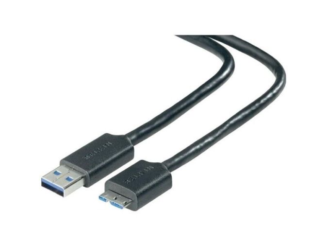 Belkin Micro B auf USB 3.0 Kabel Festplattenkabel Ladekabel Datenkabel 0,9 m Belkin Micro B auf USB 3.0 Kabel Festplattenkabel Ladekabel Datenkabel 0,9 m