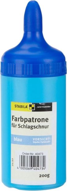 Stabila Farbpatrone für Schlagschnur 200g Blau