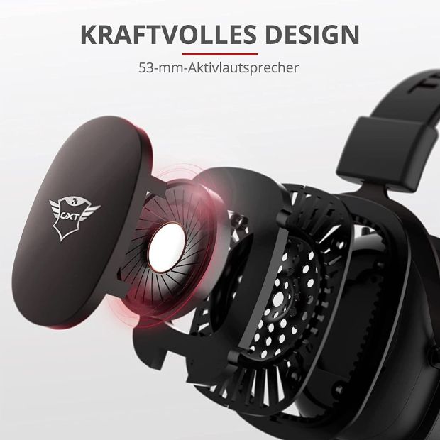 Trust Gaming Headset GXT 414 mit Mikrofon -Kopfhörer mit Einstellbarer Kopfbügel