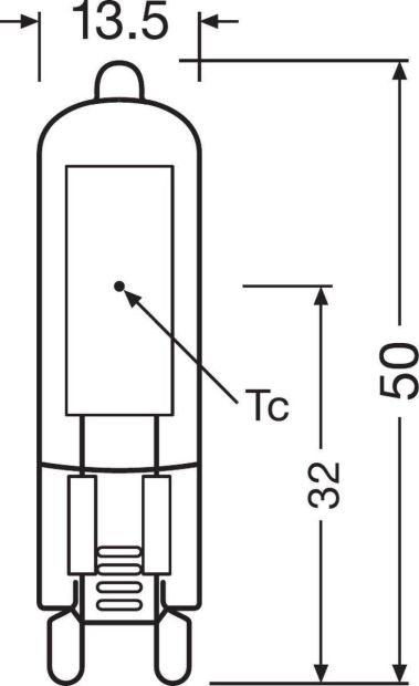 OSRAM LED Base PIN Sockel G9 Stiftsockellampe Warmweiß 20W Klar [2er]
