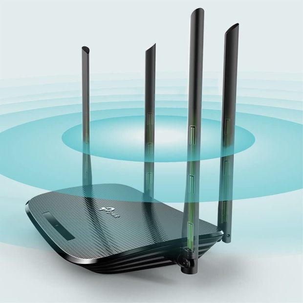 TP-Link VR300 Dualband WLAN Router 4-Port WiFi Modem 1200Mbps [B-WARE]