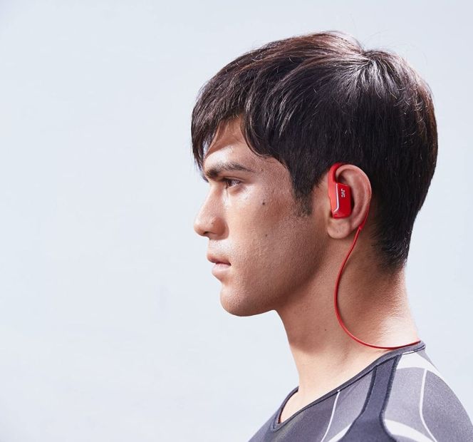 JVC Sport Kopfhörer Bluetooth 3.0 In-Ear Kabellos Headset mit Mikrofon