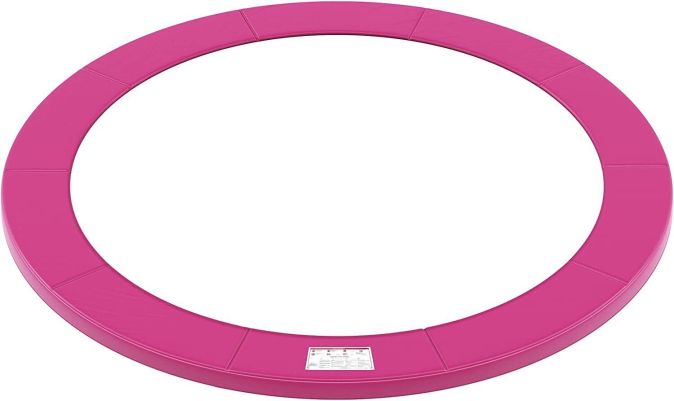 Songmics Trampolin Randabdeckung Ø 244cm Trampolinmatte Pink