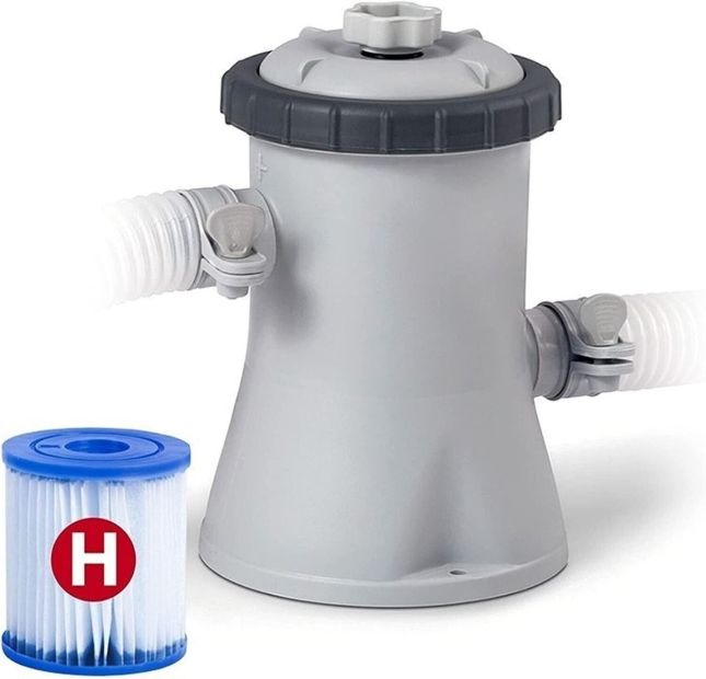 INTEX Pool Filterpumpe 1250l/h Reiniger Filteranlage + Kartusche INTEX Pool Filterpumpe 1250l/h Reiniger Filteranlage + Kartusche
