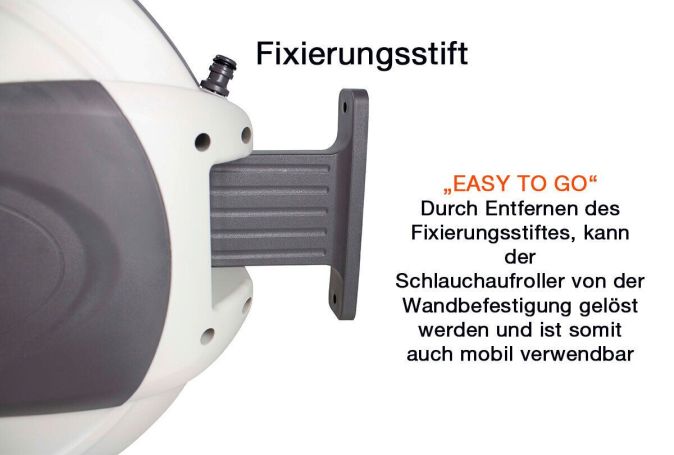 as - Schwabe Automatik Wasserschlauch Trommel mit 20 m Aufroller