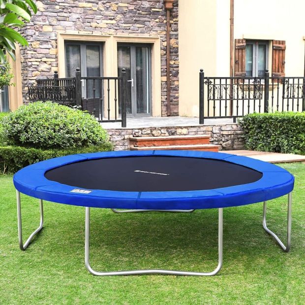 Songmics Trampolin Randabdeckung Ø 305cm Trampolinmatte Blau Songmics Trampolin Randabdeckung Ø 305cm Trampolinmatte Blau