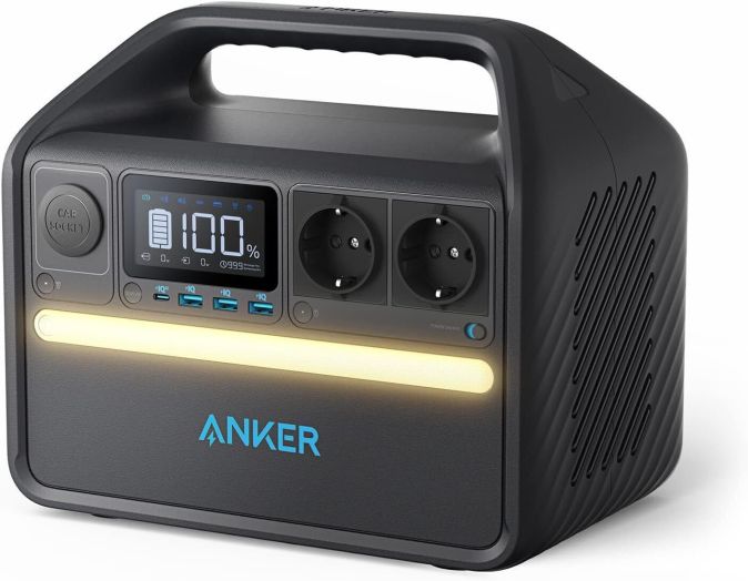 Anker 535 Kompakte Powerstation 500W Tragbar Notstromaggregat