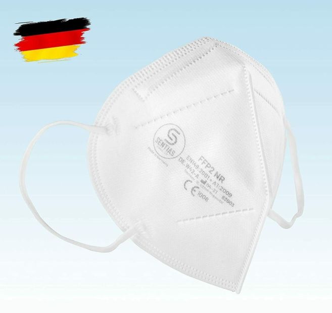 50x Sentias® FFP2 Atemschutzmaske Schutz Maske Mundschutz 