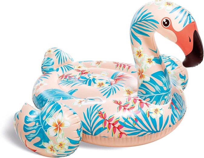 Intex Luftmatratze Aufblasbarer XXL Flamingo Schwimmtier Wasserliege