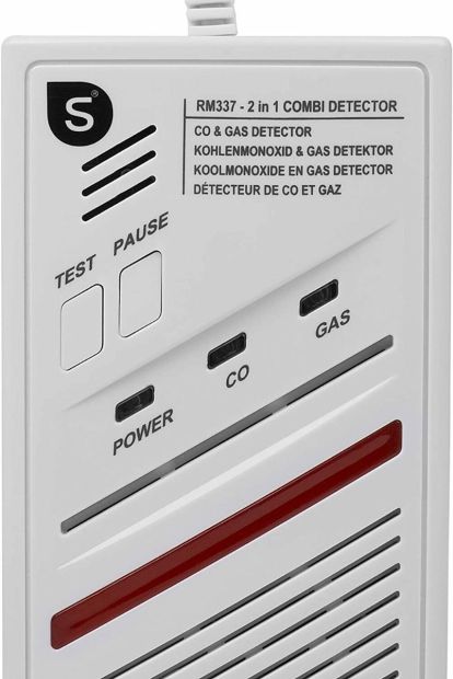 Smartwares 4-in-1 CO Melder Gasmelder Kohlenmonoxid Gaswarner [B-WARE]