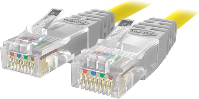 Belkin CAT5e RJ45 Netzwerkkabel Patchkabel Ethernetkabel Gelb 3m