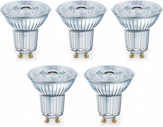 OSRAM GU10 LED BASE PAR16 50W Strahler Lampe [5er Pack]