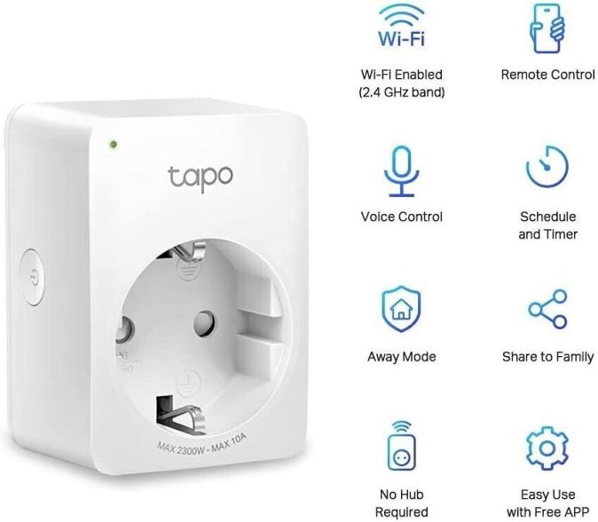 TP-Link Tapo Smart WLAN Steckdose Wifi 2er Pack[B-WARE]