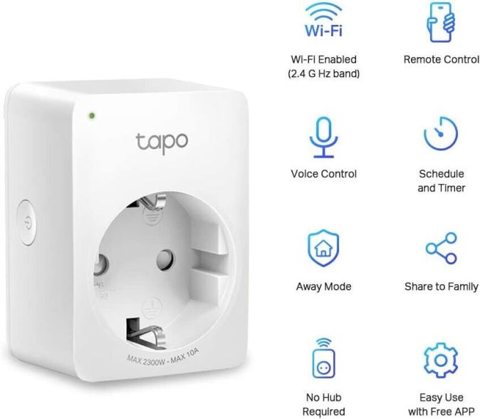 TP-Link Tapo P100 Smart Wlan Steckdose  Wifi 4er Pack