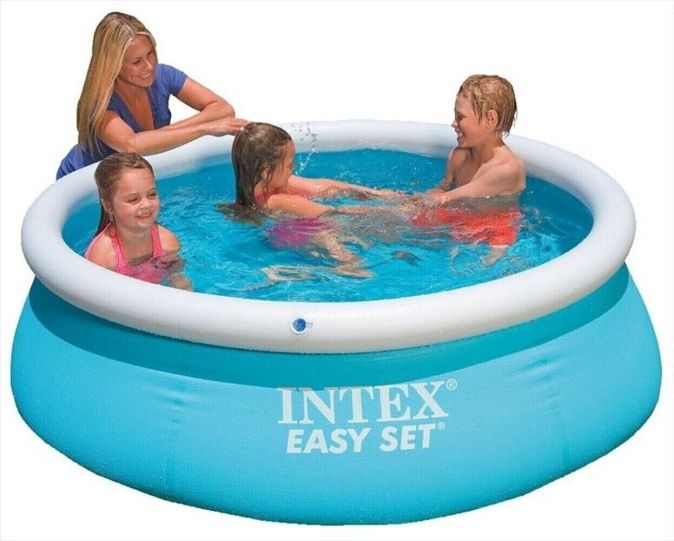 Intex Quick Up Pool Easy Set Schwimmbecken Familien Swimmingpool 183x51 cm