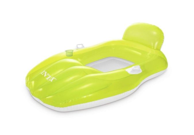 Intex Pool Schwimmsessel Luftmatratze Schwimmbad Wassersessel Griff Getränkehalt