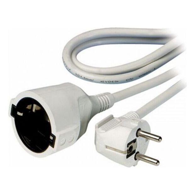 Vivanco Verlängerungskabel Stromkabel Stecker 3m Verlängerung Kabel