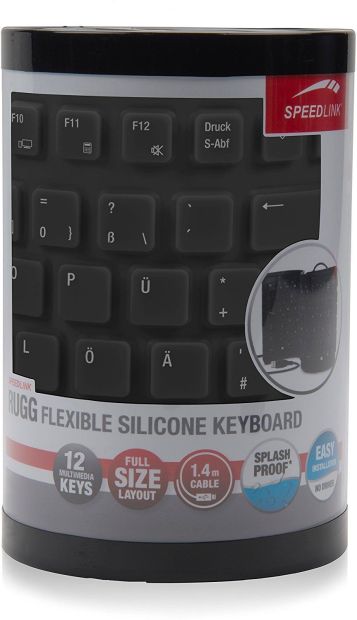 Speedlink (B-WARE) Rugg flexible Silikon Tastatur Speedlink (B-WARE) Rugg flexible Silikon Tastatur