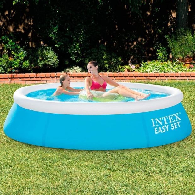 Intex Quick Up Pool Easy Set Schwimmbecken Familien Swimmingpool 183x51 cm