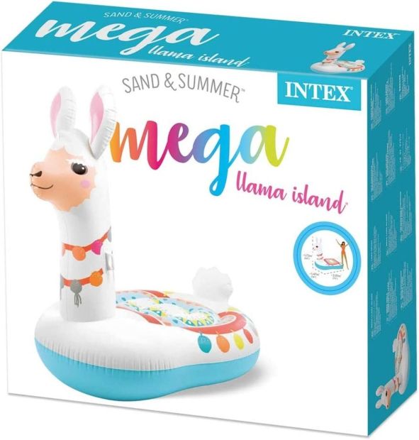 Intex Pool Luftmatratze XXL Schwimmsessel + Griff Wasserliege LAMA-Design Lounge