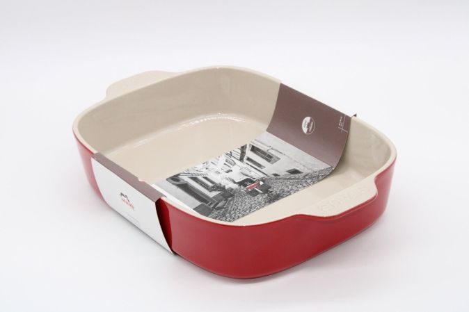 Staub Auflaufform 34 x 26cm 3,5 Liter Rot Taupe Keramik