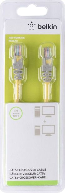 Belkin CAT5e RJ45 Netzwerkkabel Patchkabel Ethernetkabel Gelb 3m