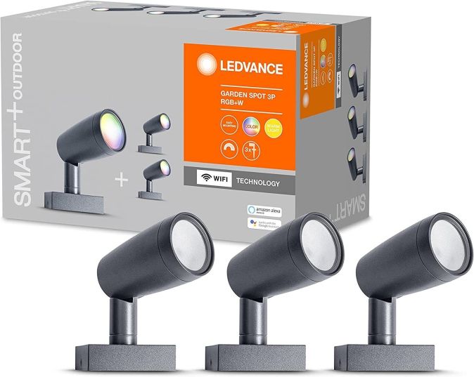 Ledvance LED Smart+ Gartenleuchte Außenleuchte Dimmbar 3 Spot Wifi RGB Ledvance LED Smart+ Gartenleuchte Außenleuchte Dimmbar 3 Spot Wifi RGB
