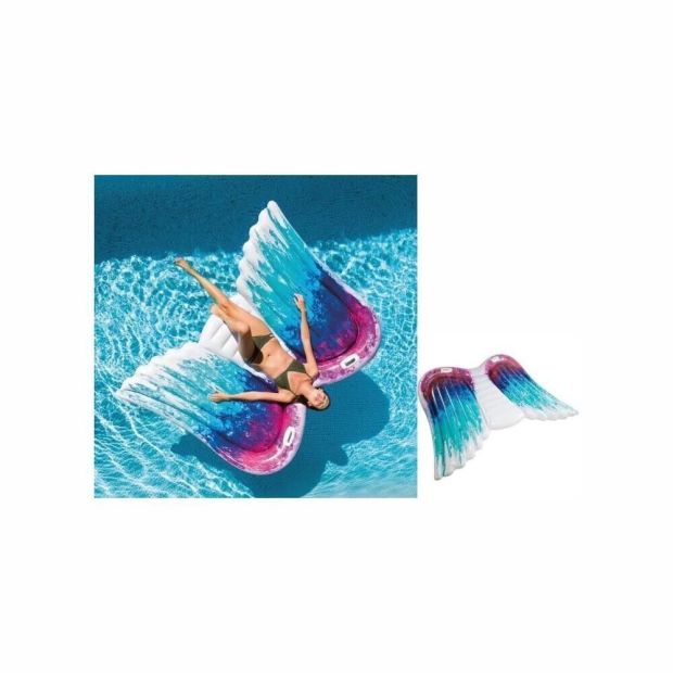 INTEX Luftmatratze Engelsflügel XXL Schwimmliege Badeinsel Wasserliege
