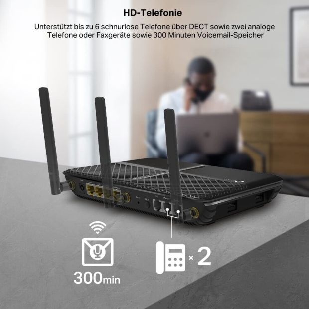 TP-Link Archer VR2100v WLAN Telefonie VDSL DSL Modem Router [B-WARE]